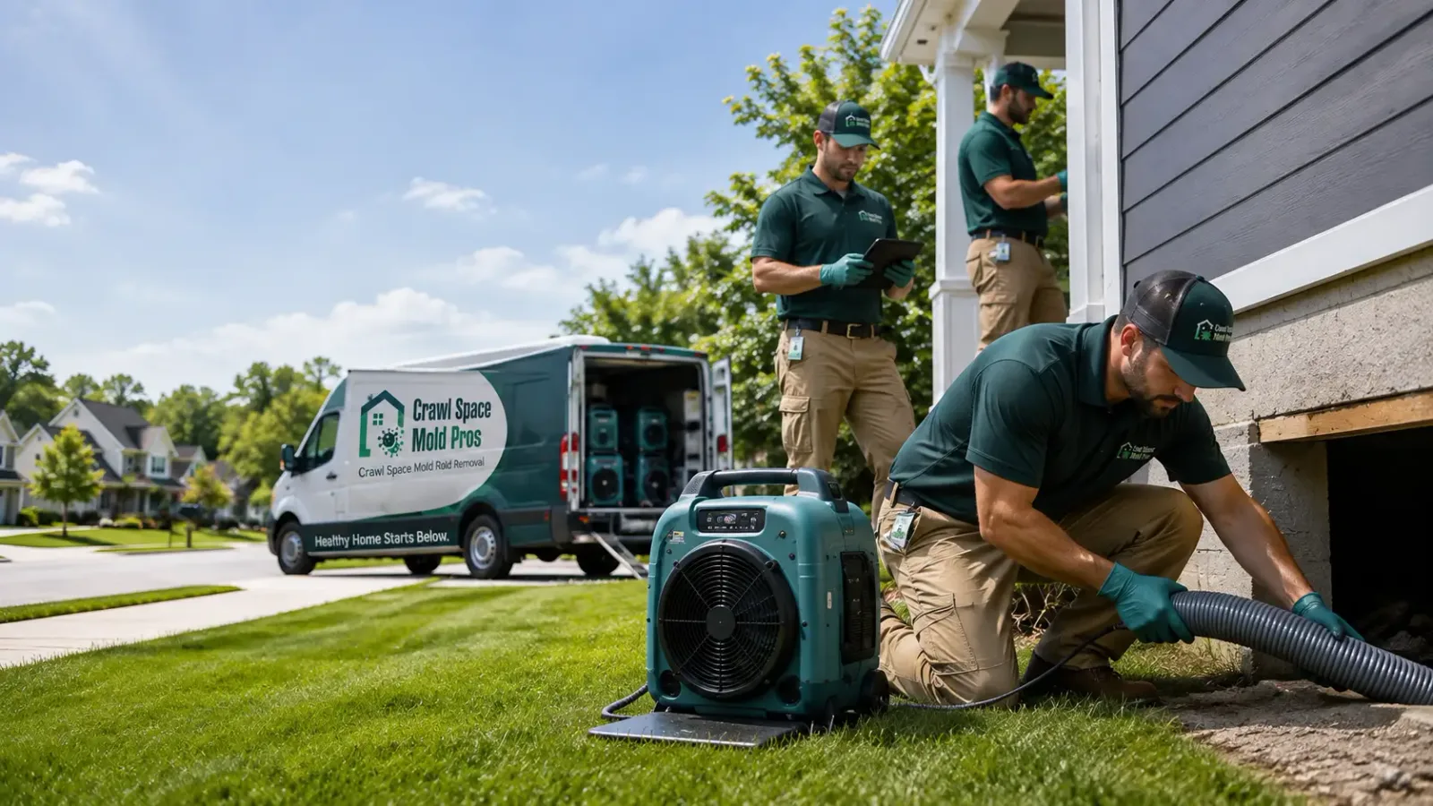 Crawl Space Mold Removal in Pease, MN